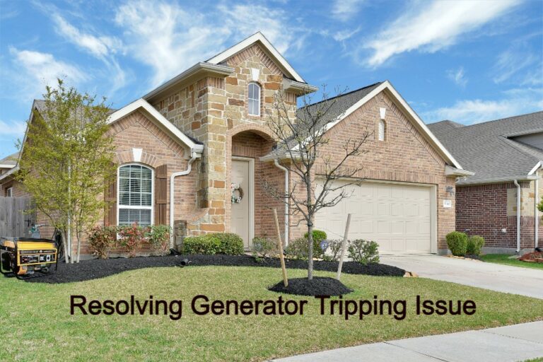 Resolving Generator Tripping Issue